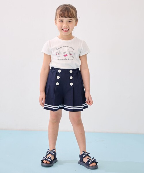 any FAM tシャツ セーラーカラー Tシャツ キッズ 子供服 女の子