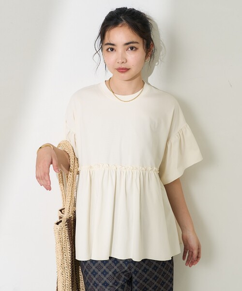 美品☆プトマヨ♡ホワイト ボタン付き 半袖 トップス 2ボタンクロップド丈長袖T+タンクトップセット 全5色 Y2K[品番
