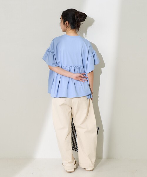 FREAK'S STORE tシャツ multi functional 袖フリルショート