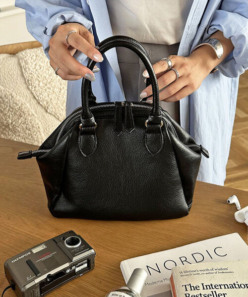 Discoat（ディスコート） ボストンバッグ フレームソフトボストン