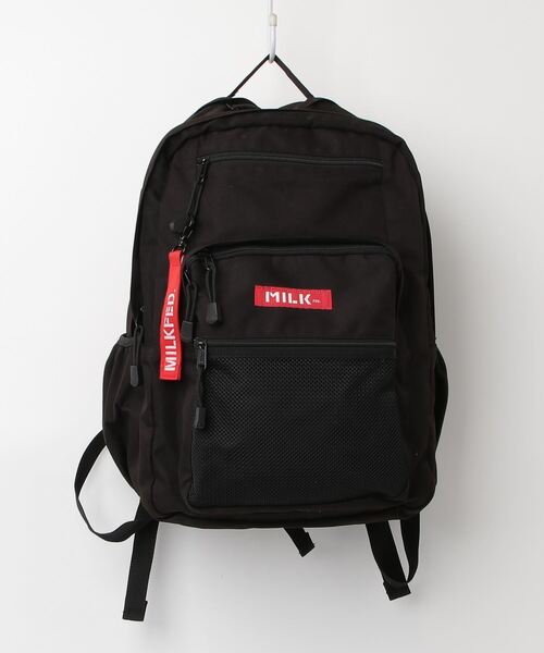 MILKFED.（ミルクフェド） リュック ONE SIZE レッド レディース