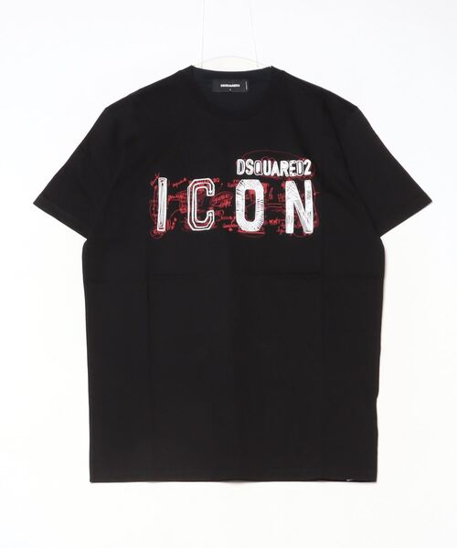 大人気★DSQUARED2 ICON SCRIBBLE COOL FIT T-SHIRT DSQUARED2 tシャツ Icon Scribble Cool Fit Tee/0241 メンズ