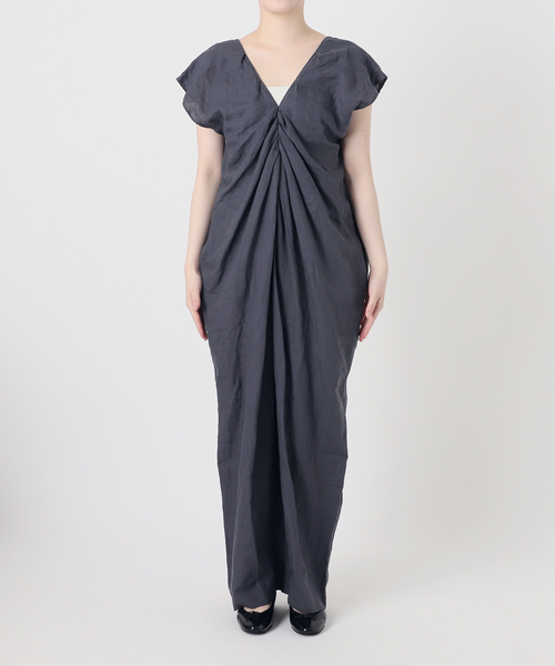 新品　enrica エンリカ　オールインワン　KNIT217 IENA enrica/エンリカ リネンオールインワン（つなぎ／オールインワン