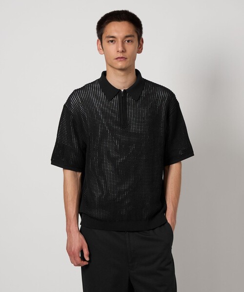 UNITED ARROWS ＆ SONS ポロシャツ 「UNITED SONS」 MESH HALF
