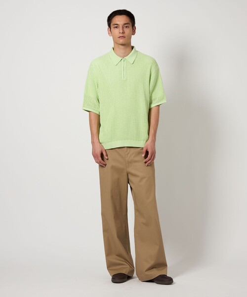 UNITED ARROWS ＆ SONS ポロシャツ 「UNITED SONS」 MESH HALF