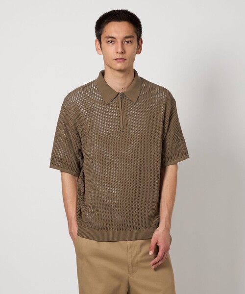 専用　UNITED ARROWS & SONS ポロシャツ　S size UNITED ARROWS ＆ SONS ポロシャツ 「UNITED SONS」 MESH HALF
