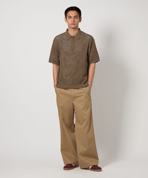 UNITED ARROWS ＆ SONS ポロシャツ 「UNITED SONS」 MESH HALF
