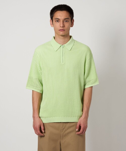 UNITED ARROWS ＆ SONS ポロシャツ 「UNITED SONS」 MESH HALF