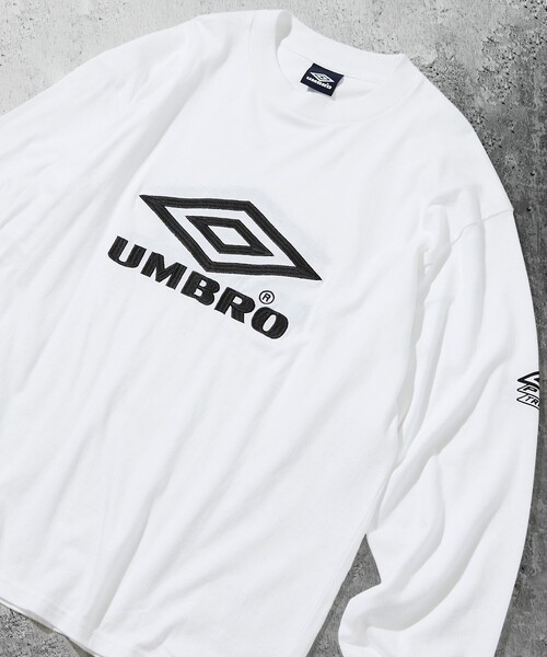 UMBRO ホワイト 長袖シャツ Lサイズ umbro 「UMBRO」 長袖Tシャツ L ホワイト メンズ : ZOZOTOWN