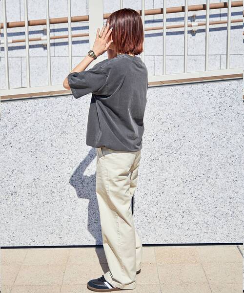 「FFEIN」 7分袖Tシャツ LARGE ホワイト メンズ