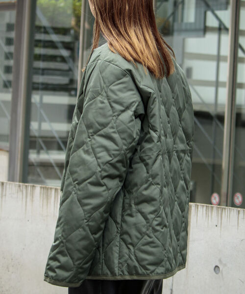 TAION（タイオン） ダウンジャケット L オリーブ メンズ : ZOZOTOWN