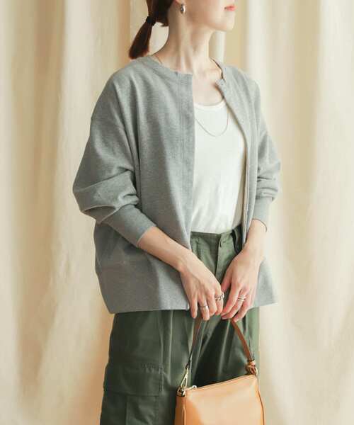 「URBAN RESEARCH DOORS」 カーディガン MEDIUM グレー レディース