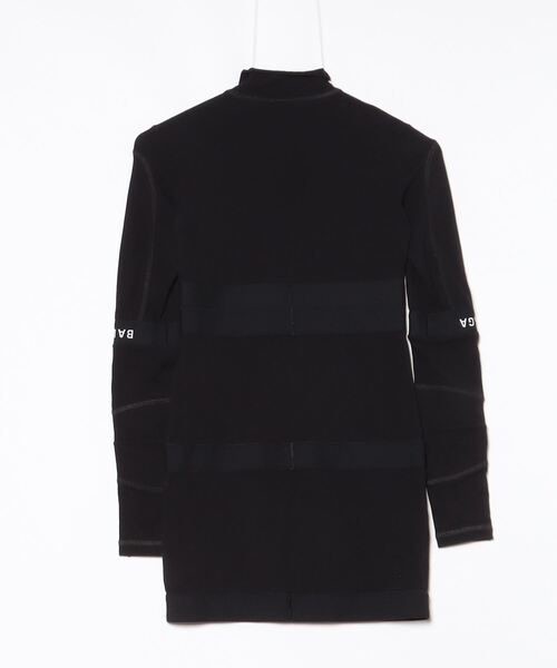 Balenciaga ブラック ワンピース BALENCIAGA 「BALENCIAGA」 長袖ワンピース - ブラック