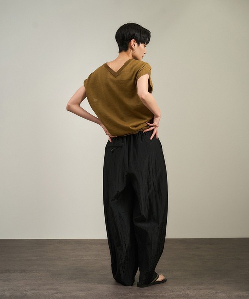 SALON adam et rope'（サロン アダム エ ロペ） パンツ ウールナイロン