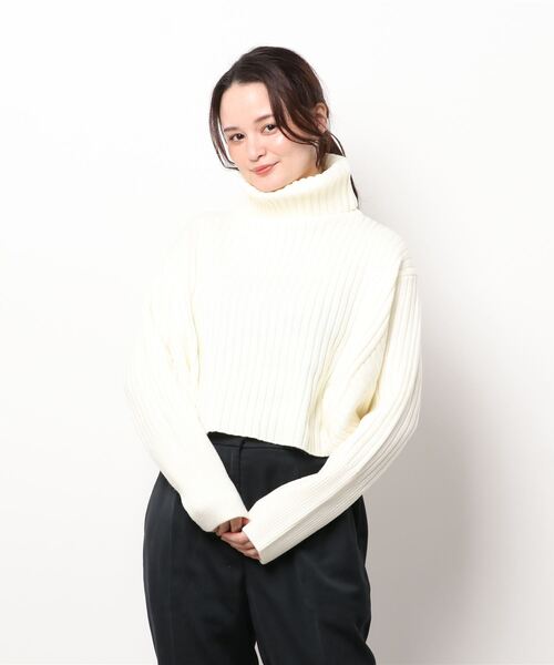 dazzlin（ダズリン） タートルネックニット FREE オフホワイト