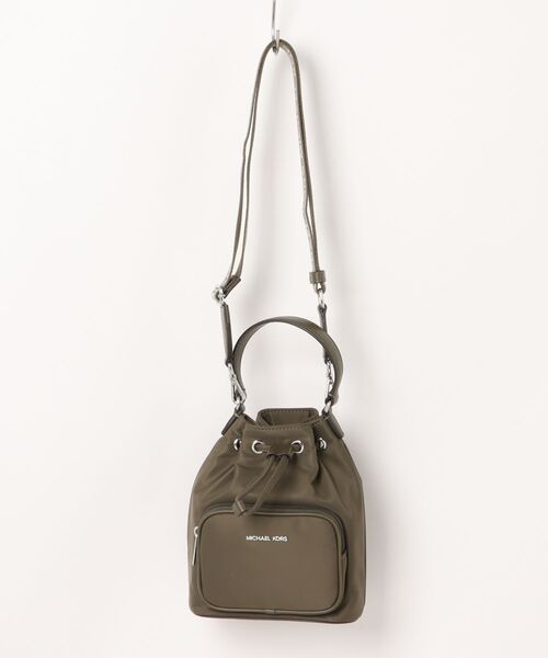 MICHAEL KORS★レディース スモール ショルダーバッグ MICHAEL KORS ショルダーバッグ バッグ KHAI ナイロン バケット