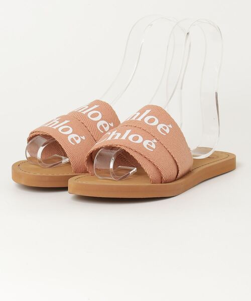 【未使用】Chloe＊サンダル・サイズ36 Chloe 「Chloe」 フラットサンダル 36 ベージュ レディース