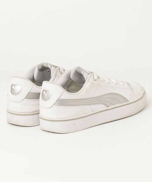 「PUMA」 ローカットスニーカー 24.5cm ホワイト レディース