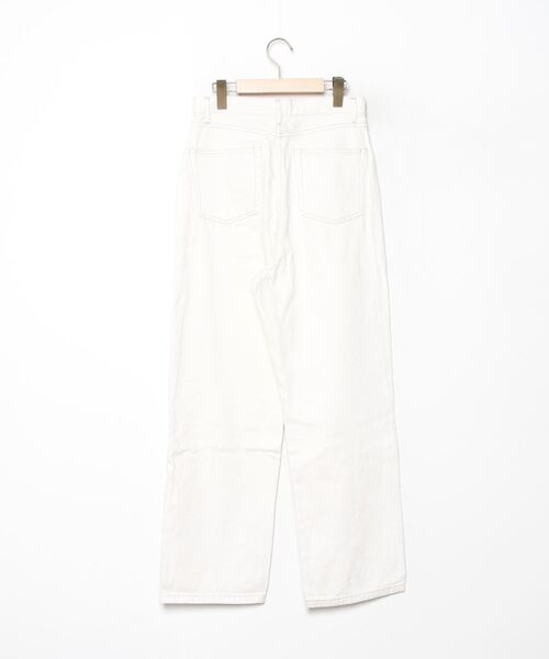 「FREAK'S STORE」 デニムパンツ M ベージュ レディース_画像2