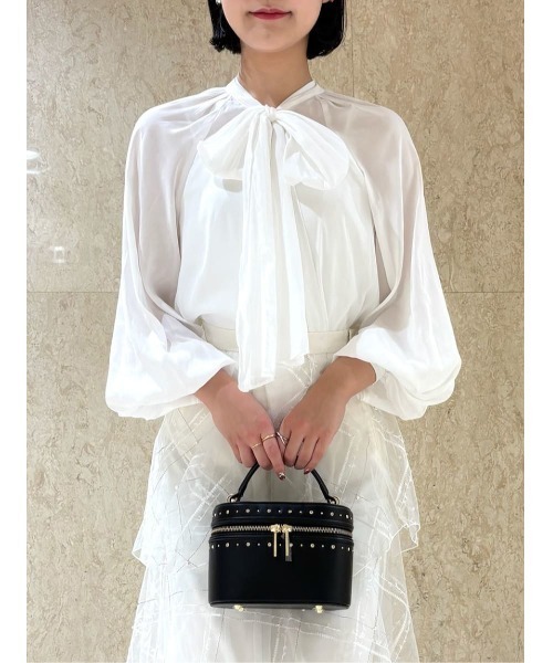 CELFORD（セルフォード） ブラウス シャツ ビッグリボンシアーブラウス