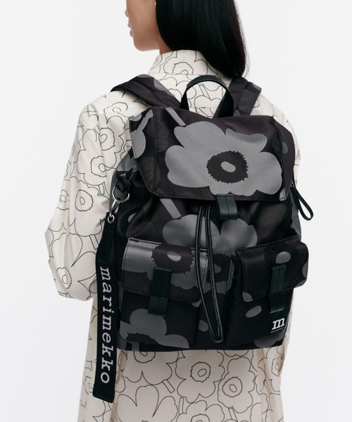 marimekko リュックサック、デイパック（柄：花柄、フラワー