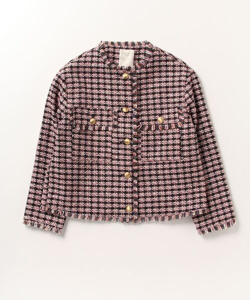 「B:MING by BEAMS」 ノーカラージャケット SMALL ブラック レディース