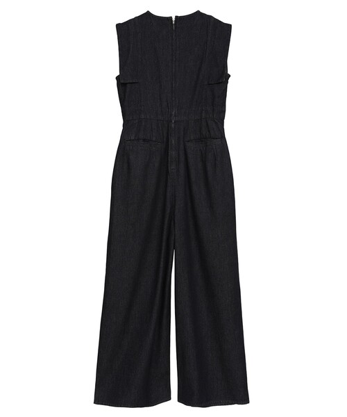 CLANE クラネ デニムオールインワン サイズ0 CLANE オールインワン 「CLANE/クラネ」SQUARE SLEEVE DENIM ALL