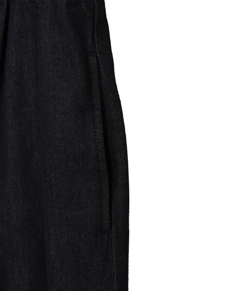 値引き不可クラネ　clane デニムオールインワン　即完売 セール】CLANE WAIST OPEN DENIM ALL IN ONE 18112-5172（つなぎ