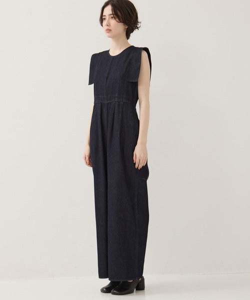 CLANE（クラネ） オールインワン 「CLANE/クラネ」SQUARE SLEEVE DENIM