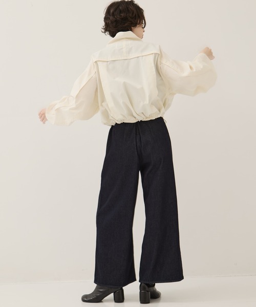 CLANE（クラネ） オールインワン 「CLANE/クラネ」SQUARE SLEEVE DENIM