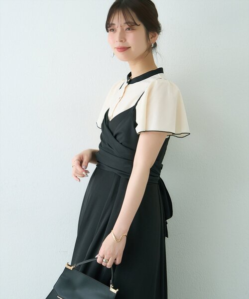 「natural couture」 ノースリーブブラウス FREE チャコールグレー レディース_画像4