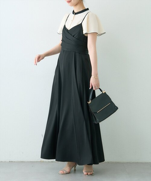 「natural couture」 ノースリーブブラウス FREE チャコールグレー レディース_画像5