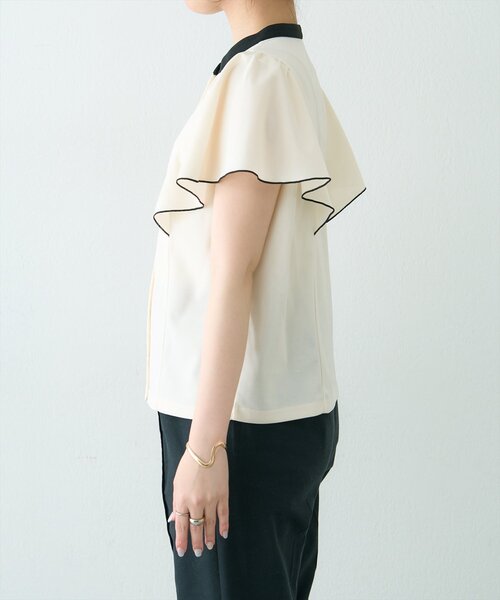 「natural couture」 ノースリーブブラウス FREE チャコールグレー レディース_画像7