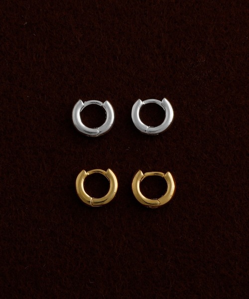 whoseA（フーシー） フープ ピアス 「silver925」CircleHoopPierce8mm