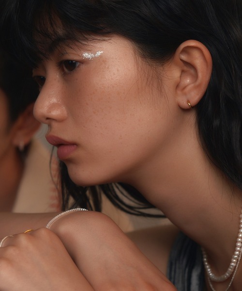 whoseA（フーシー） フープ ピアス 「silver925」CircleHoopPierce8mm