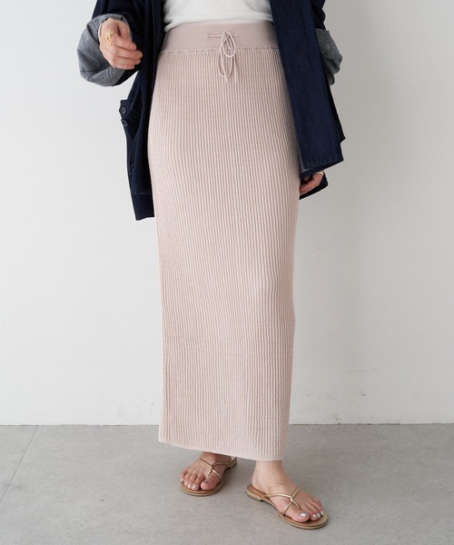 「SHENERY」 ニットスカート FREE ブルー レディース_画像8