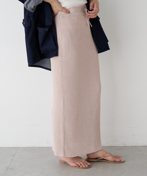 「SHENERY」 ニットスカート FREE ブルー レディース_画像10