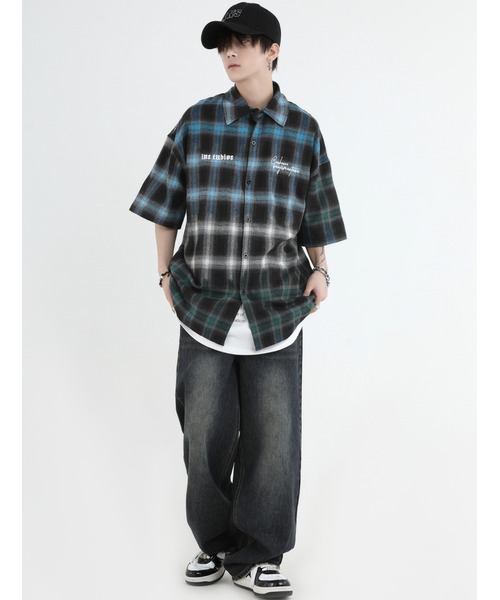 「A‘gem 9」 半袖Tシャツ M パープル メンズ_画像9