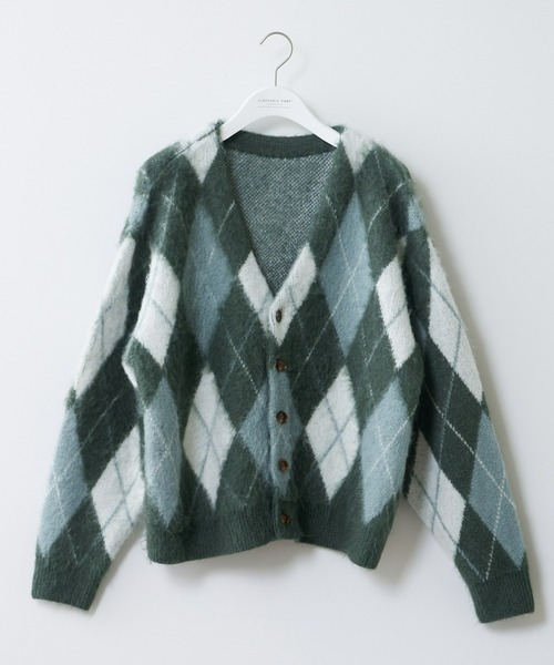 「CIAOPANIC TYPY」 ニットカーディガン L サックスブルー メンズ_画像4