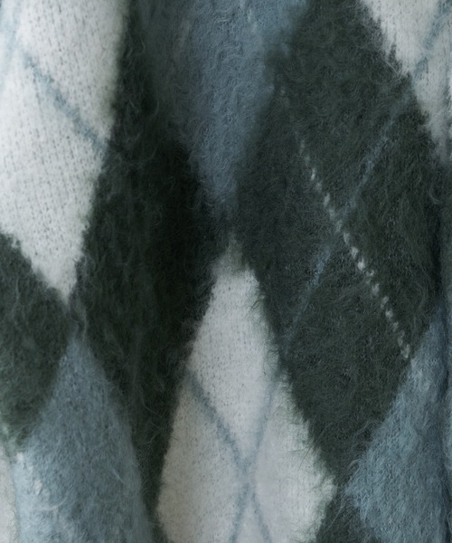 「CIAOPANIC TYPY」 ニットカーディガン L サックスブルー メンズ_画像5