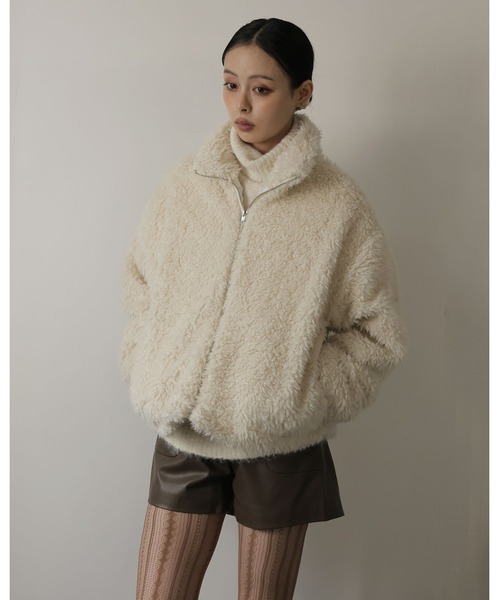 ULYSSES コート アウター ボアフリースジャケット レディース