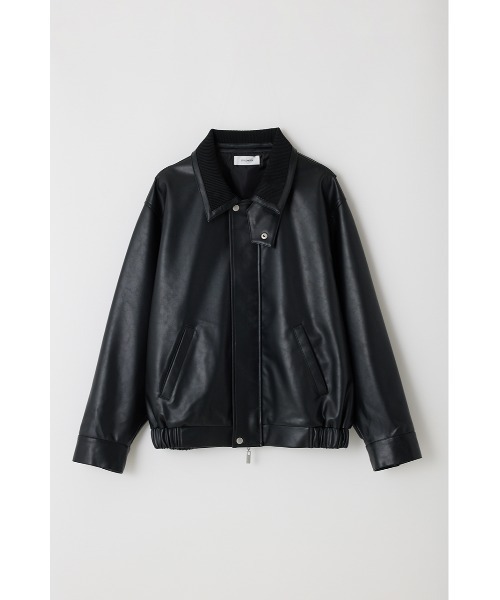 STYLEMIXER（スタイルミキサー） 革ジャン ライダース リブカラー