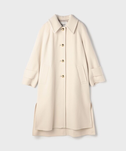 近年モデル 完売 グレースコンチネンタル ダブルリバーコート 金ボタン 36 GRACE CONTINENTAL（グレースコンチネンタル） ステンカラーコート