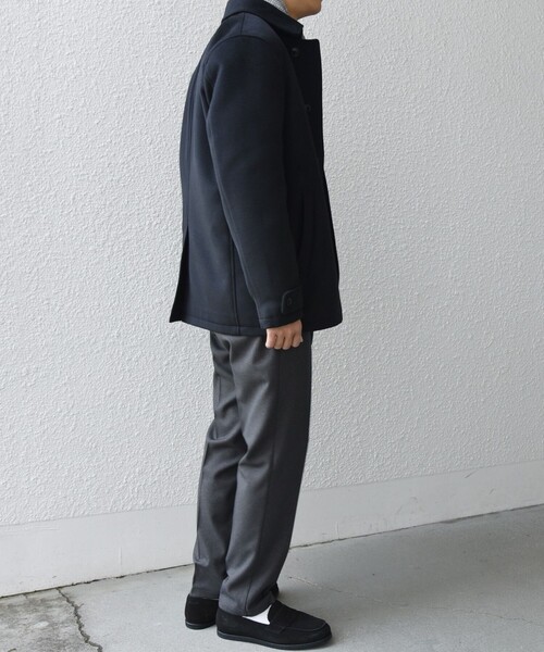 「SHIPS any」 ピーコート MEDIUM ネイビー メンズ_画像8