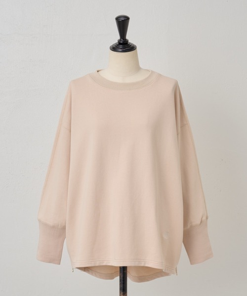 「BEARDSLEY」 スウェットカットソー FREE サンドベージュ レディース_画像2