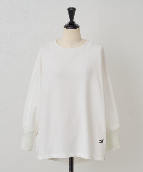 「BEARDSLEY」 スウェットカットソー FREE サンドベージュ レディース_画像5