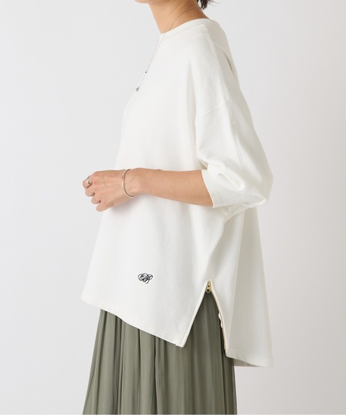 「BEARDSLEY」 スウェットカットソー FREE サンドベージュ レディース_画像9