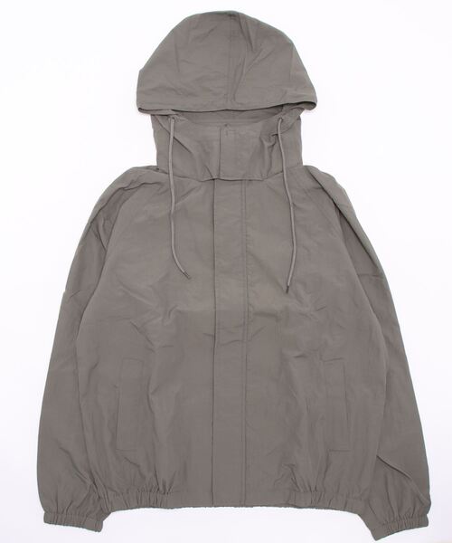 「GeeRA」 「hoodtown」ナイロンブルゾン MEDIUM オリーブ レディース_画像5