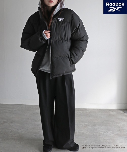 「COURO」 「Reebok」ブルゾン X-LARGE チャコールグレー レディース_画像6