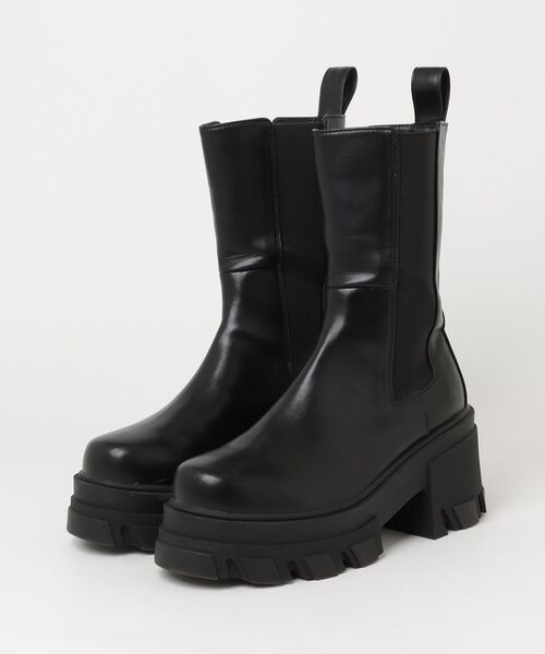 【13000円→11000円値下げ！】EMODA ロングブーツ スクエアフィットロングブーツ[品番：MKSW0059449]｜EMODA（エモダ）の